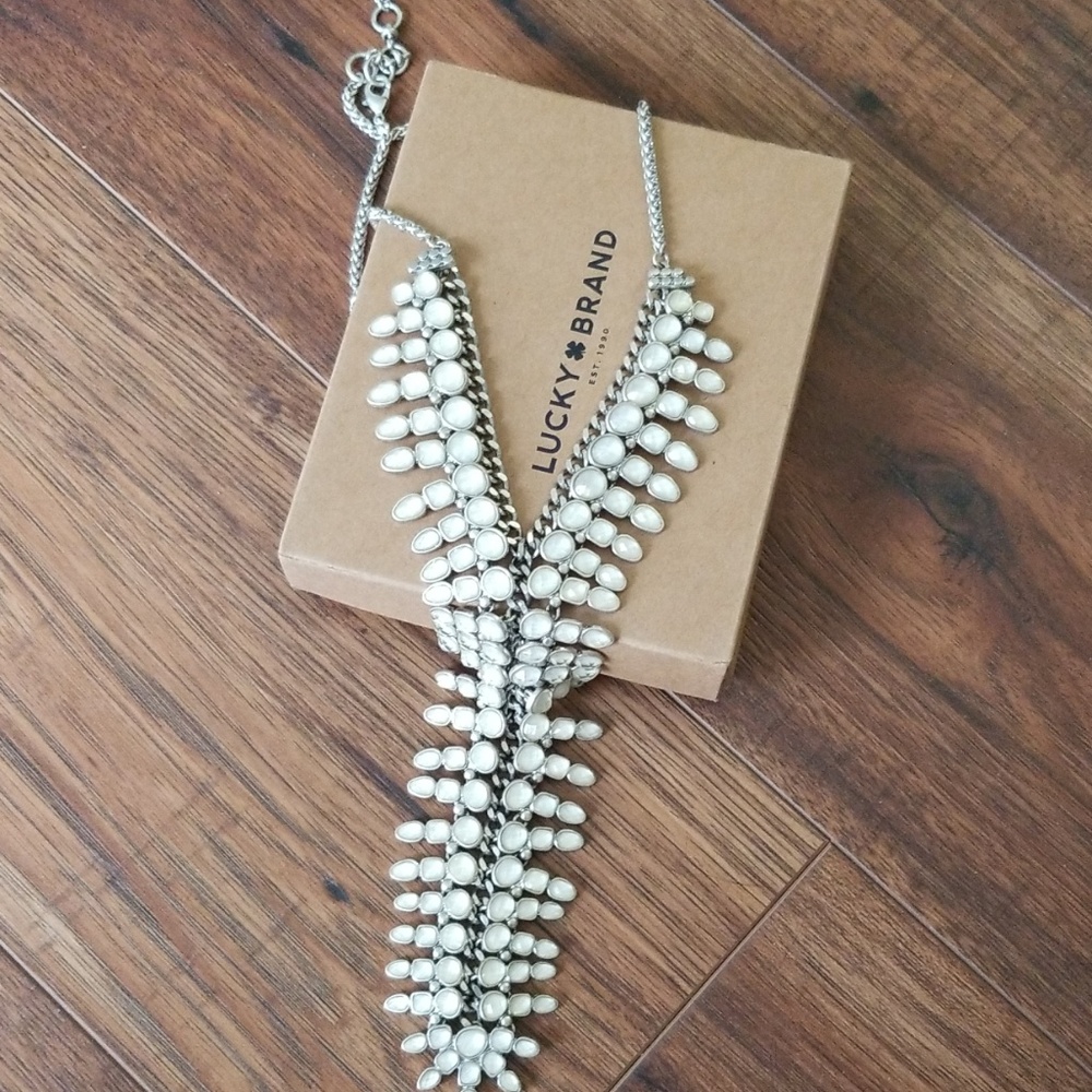 Lucky brand necklace white necklace